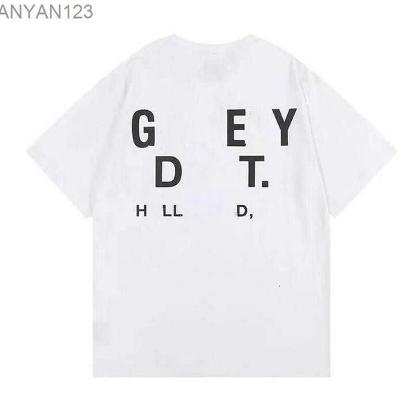 

men's t-shirts galleryes depts designer summer gallary shirt alphabet printed star same round neck short sleeve t-shirt for men and wom, White;black