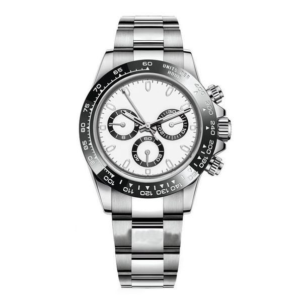 

high s men's watch 116500ln automatic mechanical watch ceramic watch frame 316l steel adjustable folding buc2717, Slivery;brown