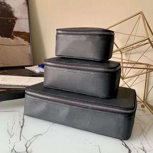 

bags brown flower storage box leather travel jewelry boxs new set designers luggage fashion trunk suitcases designers luxurys cosmetic bags, Blue;pink