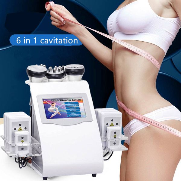 

beauty items 6 in 1 lipo laser 40k cavitation rf ultrasonic vacuum rf lipo laser cavitation vacuum liposuction slimming machine