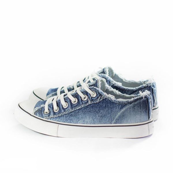 

dress shoes women casual denim canvas fashion spring autumn sneakers low cut laceup vulcanize flats 230227, Black