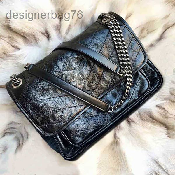 

luxury hands outlet brand large bag designer shoulder capacity france siant lurant chain leather niki oil wax postman envelope fold stray le