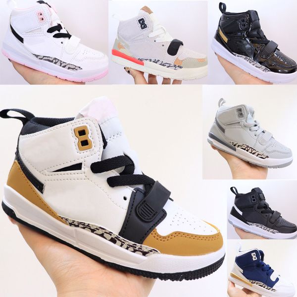 

flight classic mid basketball shoes legacy 312 white black pink foam desert camo skateboarding children boy girl kid air youth sports skate