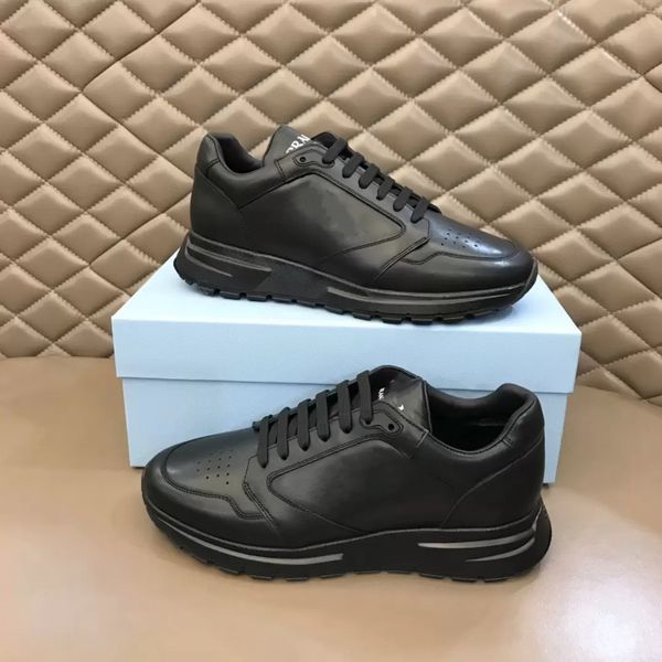 

famous sneakers shoes men re-nylon technical fabric man casual walking embossed party wedding runner sports eu38-46, Black