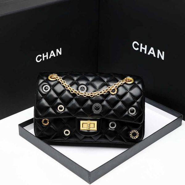

2023 new luxury fashion handbags chain women's spring summer versatile simple style one-shoulder cross-body small square bag trend shou