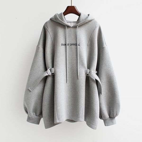 

womens hoodies sweatshirts hoodie fashion midlength hooded pullover korean style loose harajuku jackets summer autumn trendy woman 230227, Black