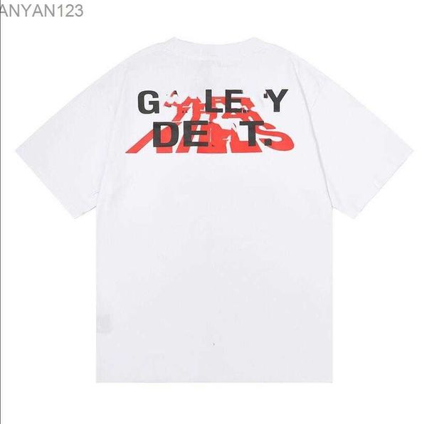 

designer men's t-shirts galleryes depts summer gallary shirt alphabet printed star same round neck short sleeve t-shirt for men and0teg, White;black