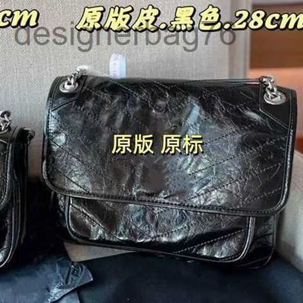 

luxury hands outlet handbag chain paris designer brand tassel shoulder bag siant lourent manhattan niki women's trendy leather retro ve