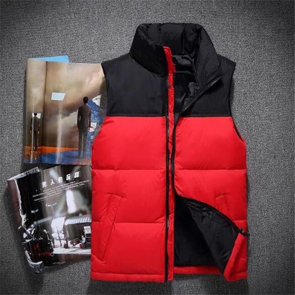 

new mens down vest men women winter jacket coat waistcoat the casual vests size s-xxl2589, Black;white