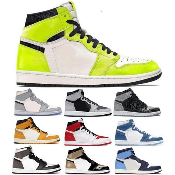 

jumpman 1 1s high og basketball shoes men women rebellionaire heritage university blue dark mocha pine green 2022 skateboard t217m