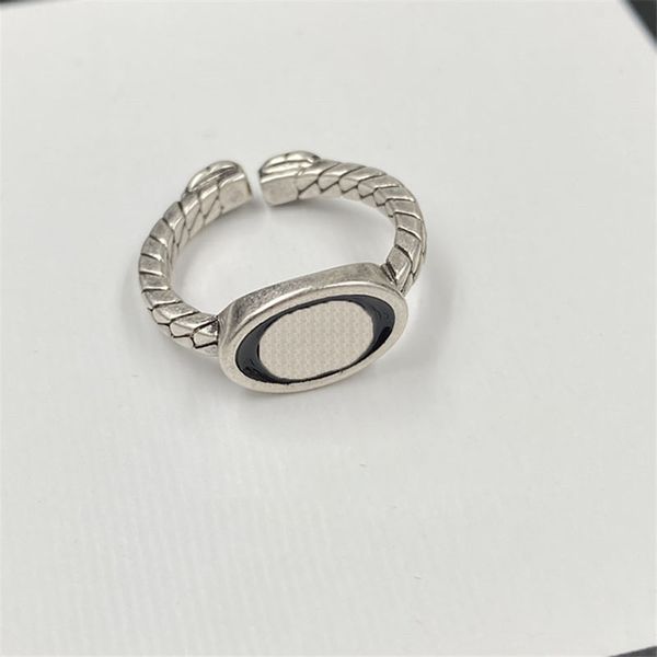 

characteristic brick pattern ring women silver oval ornament cluster rings lady travel street simple jewelry, Golden;silver