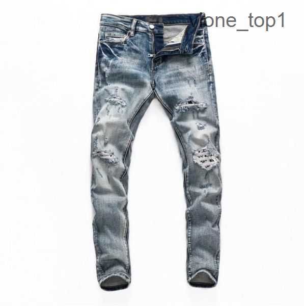 

denim amirly biker men's jeans slim slp blue skinny flare pants straight black destroyed casual mens long men ripped 5 5wn1