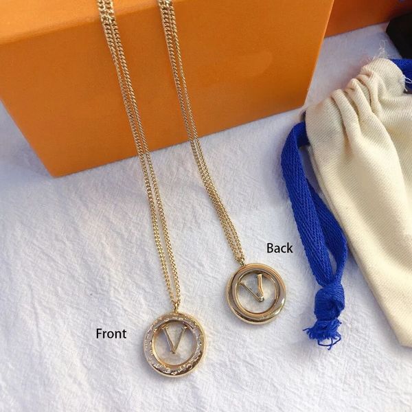 

luxury pendant necklace fashions men and women jewelry mens and womens fashion personality clavicle chains quality, Silver