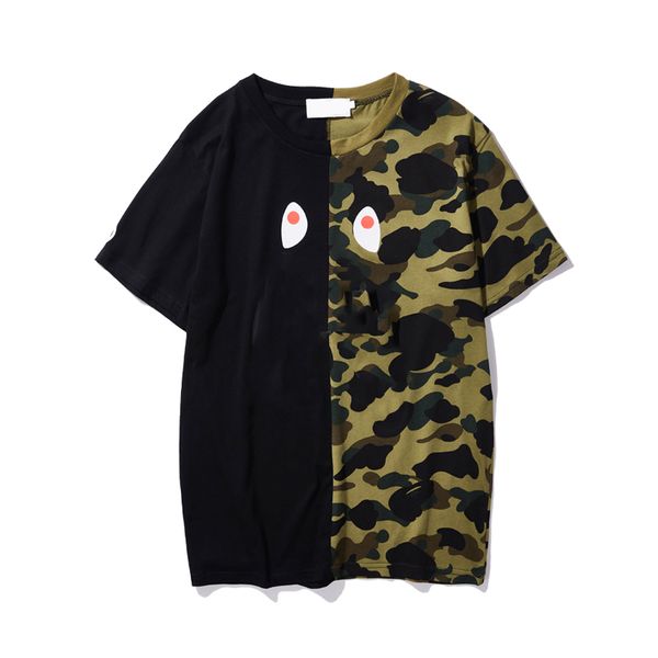 

designer mens t shirts craftsmanship men women fashion shark tshirt printed short sleeve street casual tees cartoon comics joint name cotton, White;black