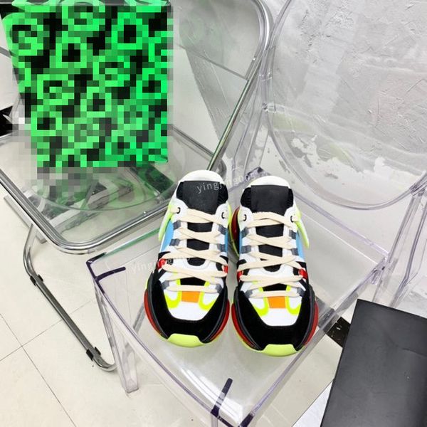 

2023 fashion casual shoes patchwork trendy sneakers men women flat lace-up sport skateboarding trainers size35-45, Black