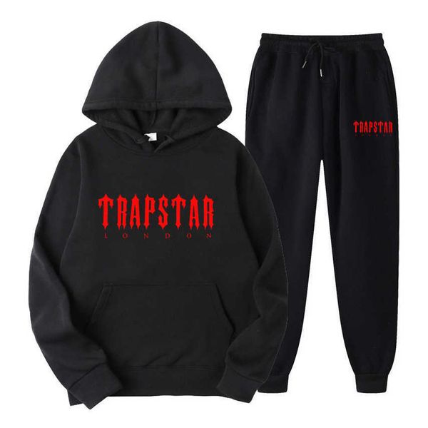 

trapstar tracksuit fashion jackets mens womens hoodie set plush sweater casual sports two-piece couple set over sized 2xl 3xl, Black;brown