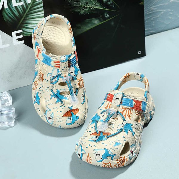 

sandals fashion children sandals outdoor comfortable slippers for girls boy nonslip beach sandals casual hollow slippers z0225, Black;red