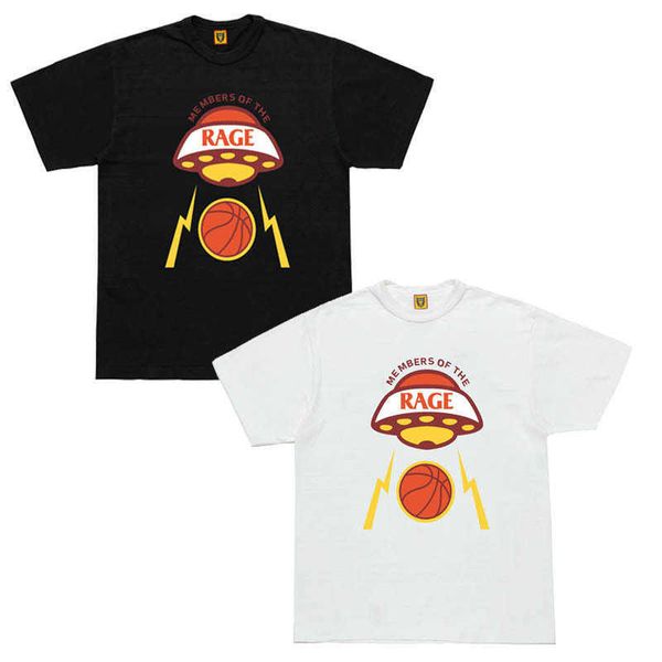 

men's t-shirts human tee made cotton summer 2023 leisure casual star ufo basketball women's short sleeve t-shirt, White;black