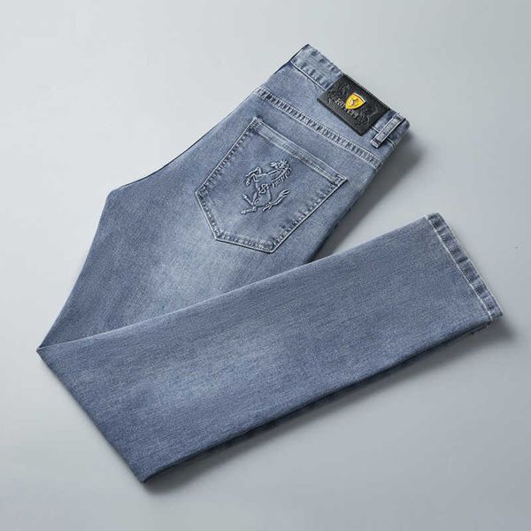 

men's jeans designer designer embroidered jeans men's embroidered qqyt qsxt, Blue