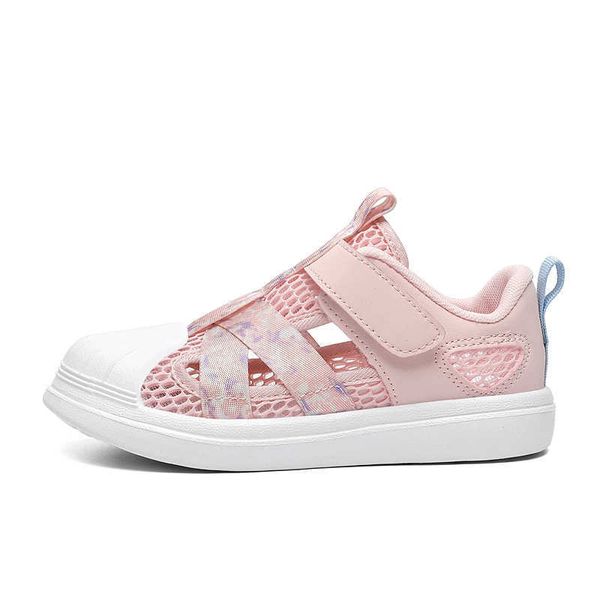 

sandals kids sandals web kids protective toe sandals nonslip boys girls shoes breathable girls casual shoes light mesh kids shoes 7 8 9 z022, Black;red