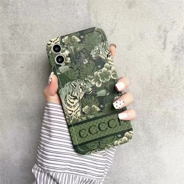 

Tiger Forest Luxury Designer Mobile Phone Cases for iPhone 13 Pro Max 12pro 11promax 11 xsmax Classic Letter Top Brand Shockproof Phones, Style 4