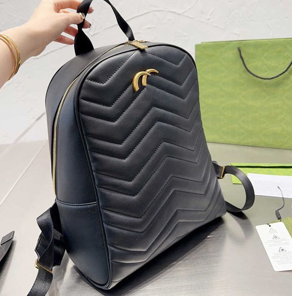 

designers backpacks luxurys backpack handbag letter design large capacity turned seam texture hiking bag versatile gift backpack material