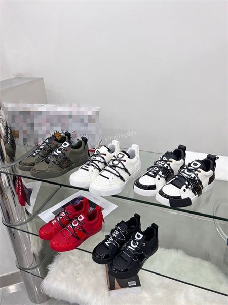 

luxury boots trainer sneakers fashion brand men designer shoes genuine leather sneaker size35-45, Black