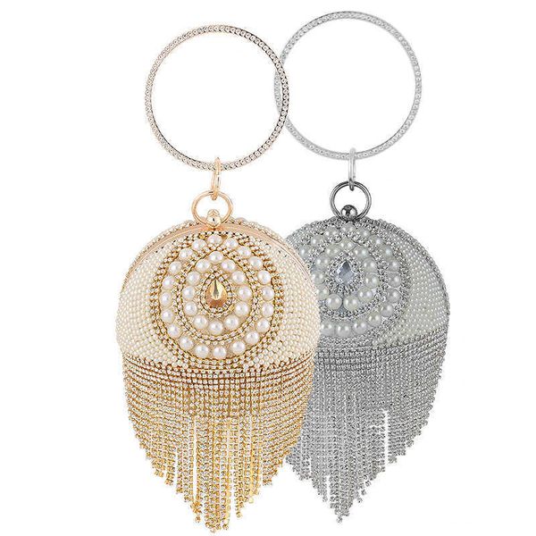 

evening bags new pearl water drop banquet bag ball banquet bag women's handbag fashion purses ladies clutch handbags