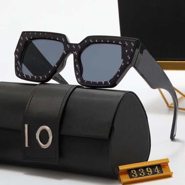 

luxury brand vintage sunglasses square women's sun glasses fashion designer shades driving frame sunglasses uv400 gradient lens 3394, White;black