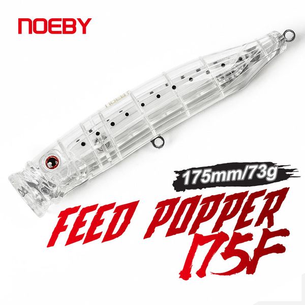 

baits lures noeby popper fishing lure 175mm 73g ater feed spinning popper wobbler artificial hard bait for tuna amberjack fishing lures 2302