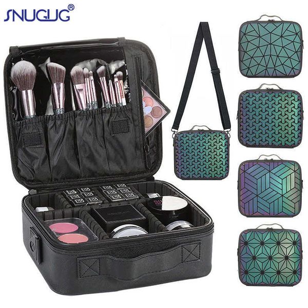 

cosmetic organizer storage bags professinal new makeup pu leather women travel case brand bag beauty suitcase y2302