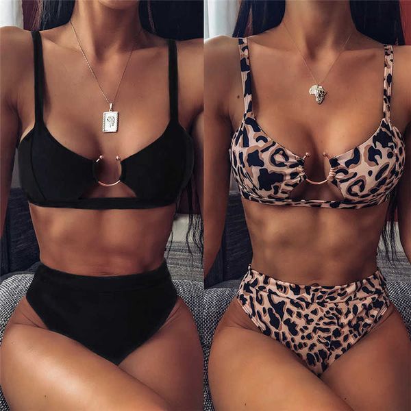 

g strings bikini thong swimsuit women high waist micro leg swimming suit for bathing snake print swimwear girls 2021 s set, Black;white