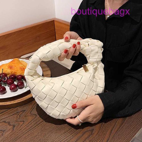 

original edition bottegsa genuine jodie bottegs bags online shop niche bag 2023 new fashion hand cloud woven croissant large capacity undera