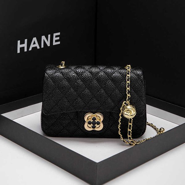 

2023 new luxury fashion handbags korean women's spring summer buckle small square one shoulder crossbody chain bag shoulder tote bags f