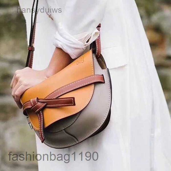 

2023 loews shoulder designer bag handbags women saddle napa cowhide size one qusl