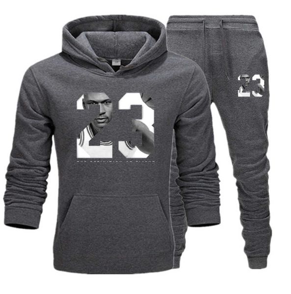 

designers tracksuits letter print sweatsuits mens hoodies couples casual pullover long sleeve street hoodie pants basketball clothes, Gray