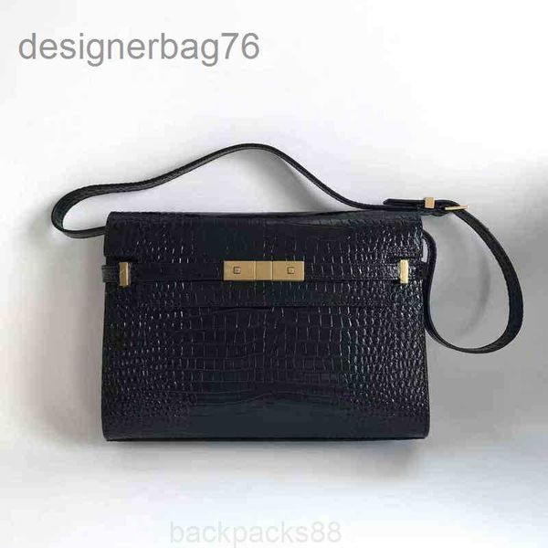 

shoulder hands handbag outlet designer luxury paris brand bag siant lourent leather women's messenger bright texture crocodile classic