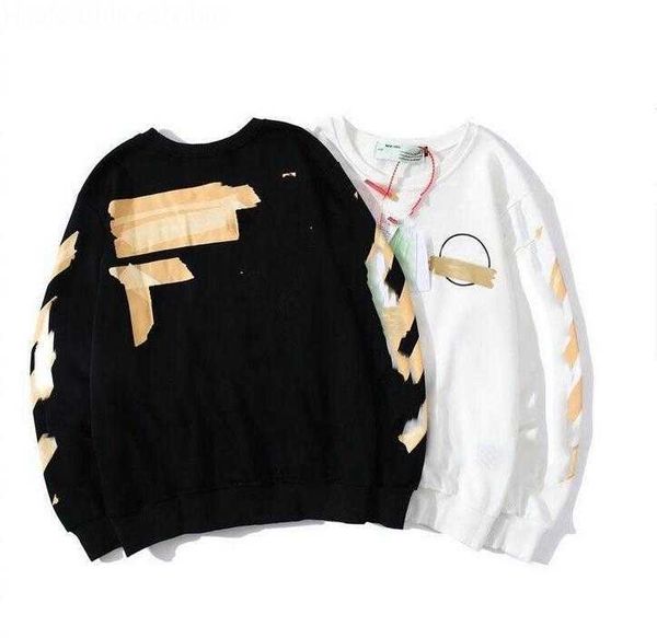 

designer fashionoff flower fashion mens hoodies hoodie women hooded casual harajuku pullovers streetwear sweatshirtoff men's w4ul, Black