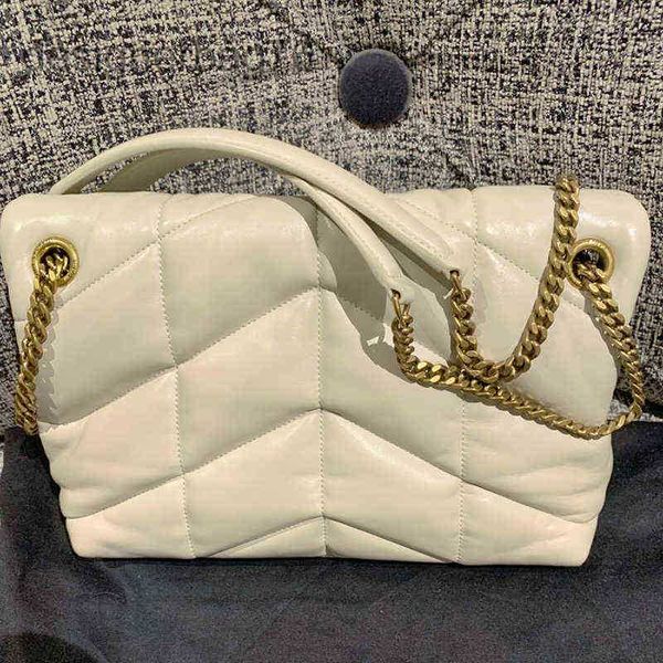 

paris luxury hands designer brand outlet chain handbag tassel shoulder bag siant lourent manhattan niki women's trendy leather retro ve