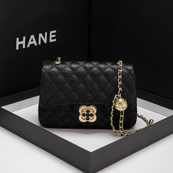 

new 2023 fashion brand bags korean women's spring summer buckle small square one shoulder crossbody chain bag designer handbags 60% off
