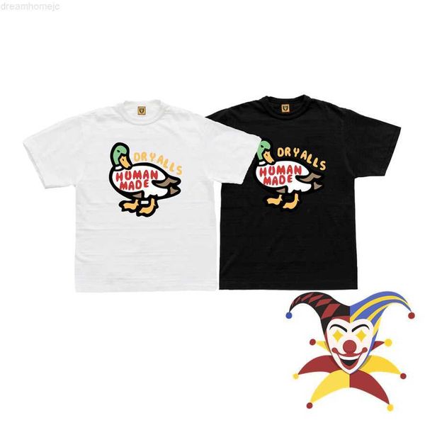 

duck pattern human made t shirts men women besr quality breathable cotton t-shirt tee 0227, White;black