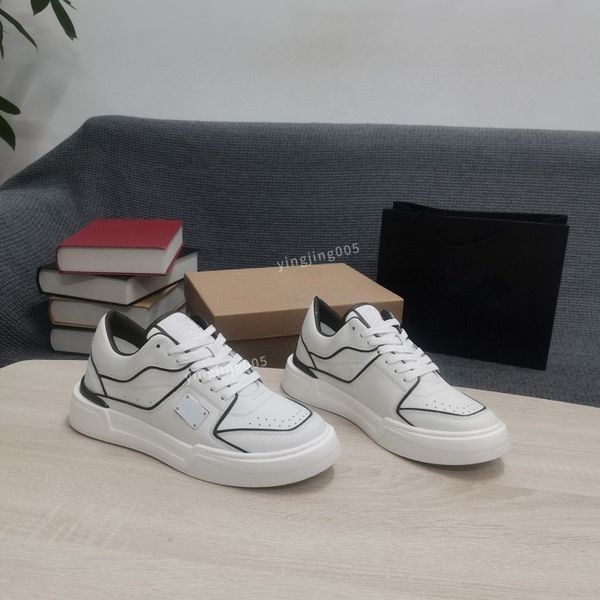 

designer flat sneaker casual shoes denim canvas leatherfashion platform mens womens low sneakers size35-45, Black