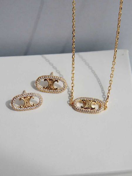 

designer cel necklace full diamond necklace temperament zircon chain neck female l1fm, Silver