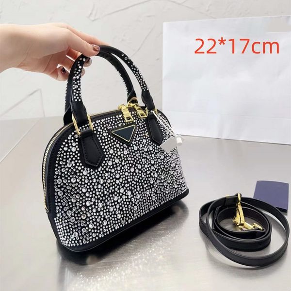 

diamond shell bags designer bags glittering bead rhinestone handbags woman handbag crossbody shoulder tote bag 5a