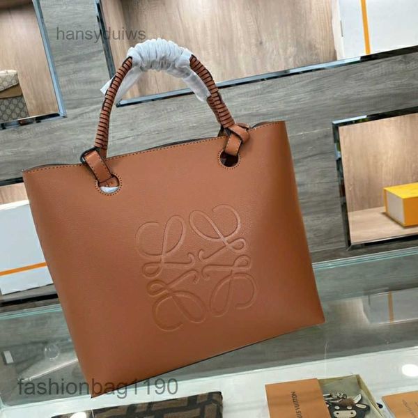

loews handbag bag 2023 shoulder women designer leather totes shopping large capacity litchi grain cowhide jodg cp4v