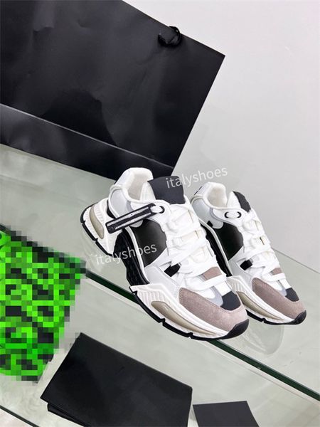 

2023 vintage boots suede casual shoes calfskin sneaker designer mens women sneakers fashion shoes increasing platform shoe leather trainers, Black