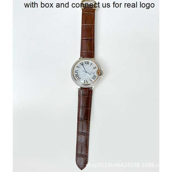 

women watches fully cartiars women fashion watch ballon de net red men's blue needle automatic mechanical with diamond classic kajia ba, Slivery;golden