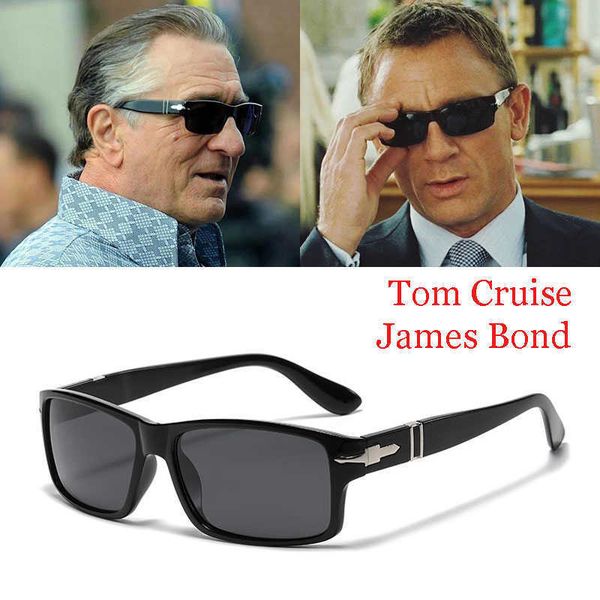 

sunglasses 2022 fashion james bond 007 vintage style men polarized driving sunglasses vintage classic sun glasses oculos de sol masculino r2, White;black