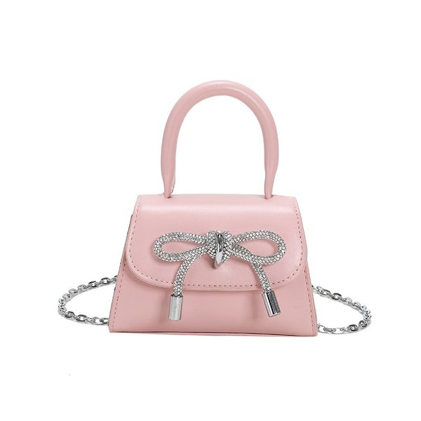 

ins girls bowknot princess handbags spring summer korean bow kids hand carrying lipstick bag children fashion zero wallets f1569, Black