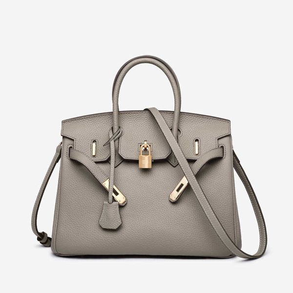 

designer bags birkins bag luxury genuine leather fashion classical women handbag 25cm leather women's 2023 n